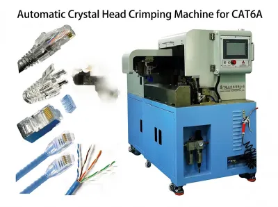 自動水晶頭壓接機 CAT6A網路線製作 高速RJ45壓接 WPM-CAT6A