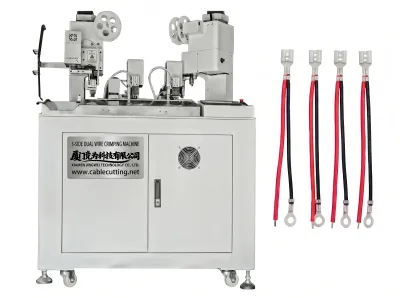 自動三面雙線端子壓接機 全自動線束加工 WPM-038F