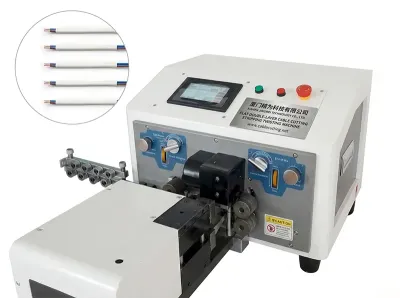 全自動扁平雙層電纜切割剝皮扭線機 WPM-320