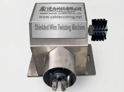 高效能遮罩線絞線機 60W功率 5-60mm絞線長度 WPM-003A - 電線屏蔽網刷