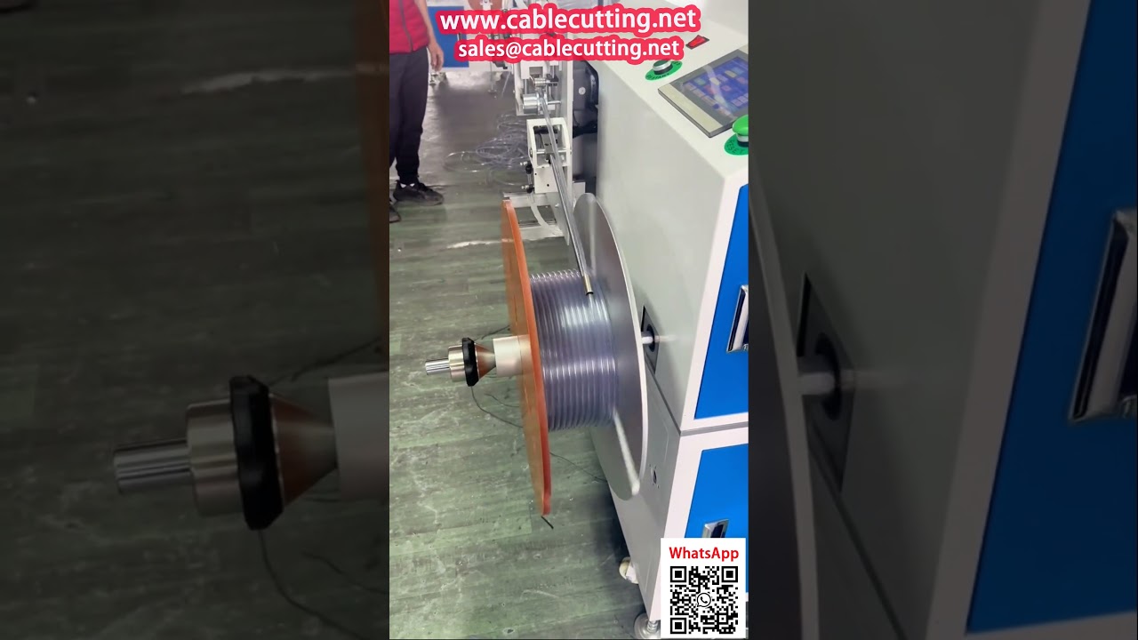 PVC軟管自動計數盤捲機｜精準對齊包裝設備