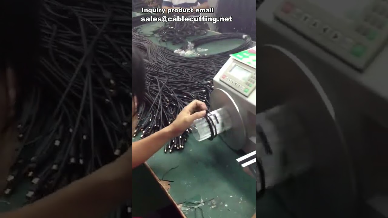 電纜繞線綑紮機｜自動化線材綑綁包裝解決方案