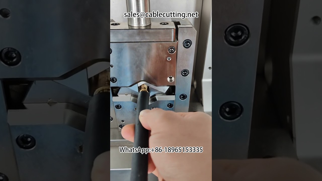 新能源端子壓接機｜自助式剝線壓端子一體機 #剝線機 #端子機