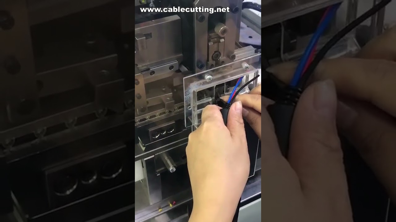 高速電線密封塞插入與壓接機｜自動剝線插密封塞一體機