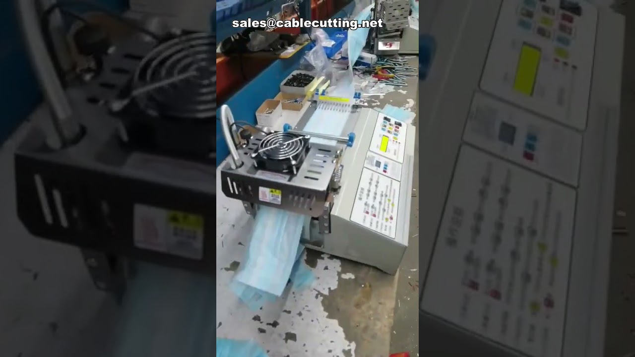 自動繩索裁切機｜熱刀式聚酯帶裁切機｜電動繩索切割設備