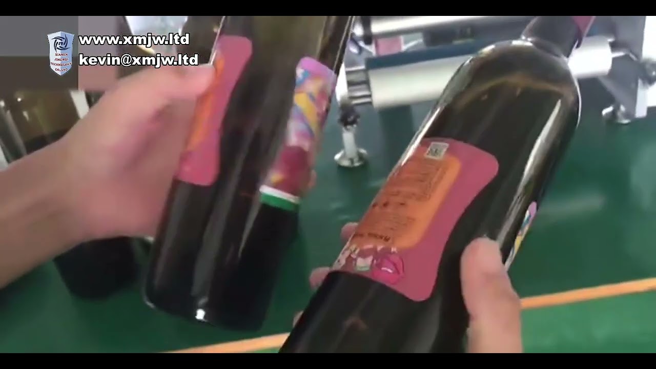 半自動圓瓶貼標機｜高效精準貼標，提升包裝效率