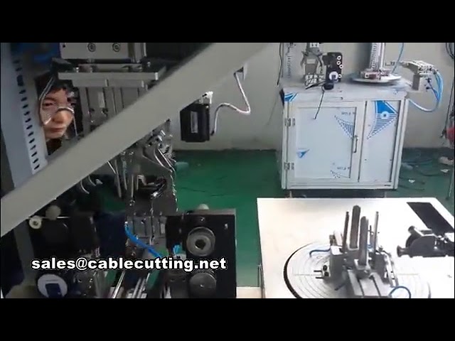 小型圓形線材綑紮機｜視頻線纜自動繞線機