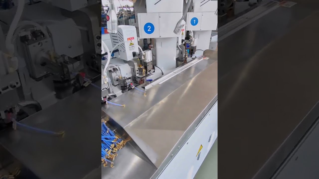 偽旗端子壓接機｜線材整直切斷機｜工廠自動化設備