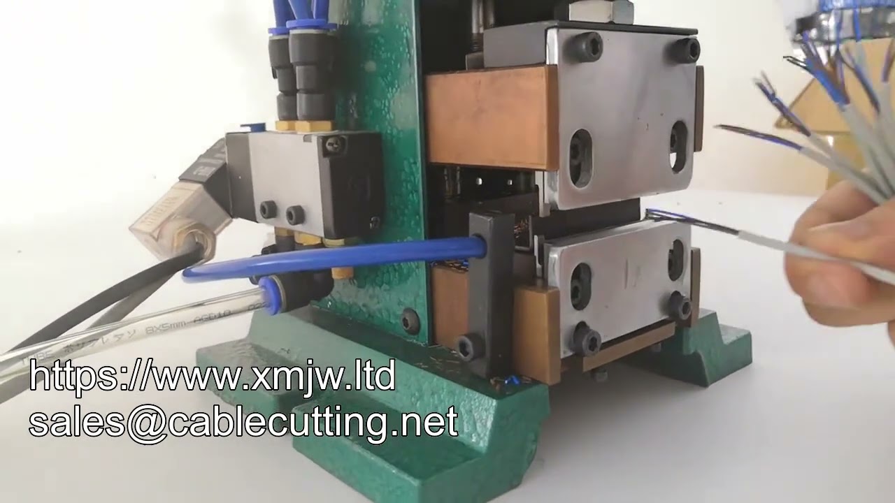 熱銷垂直式氣動電纜剝線機｜高效自動化剝線設備