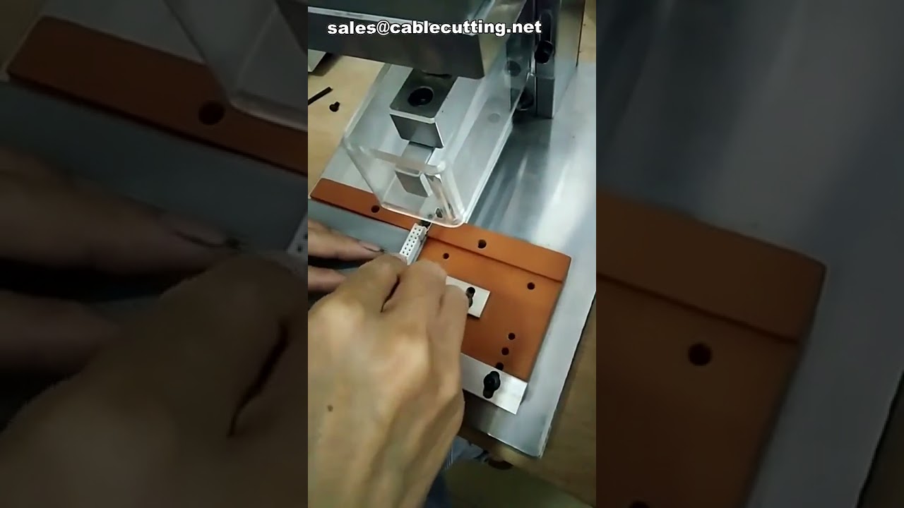 IDC線纜壓接機 | 高效IDC端子壓接機示範操作