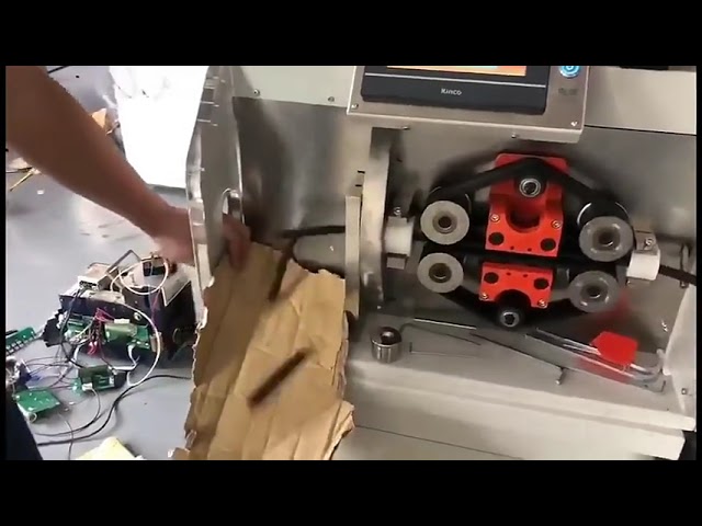 全自動硬質PE浪管裁切機｜熱縮管、軟管、橡膠管、打孔加工設備