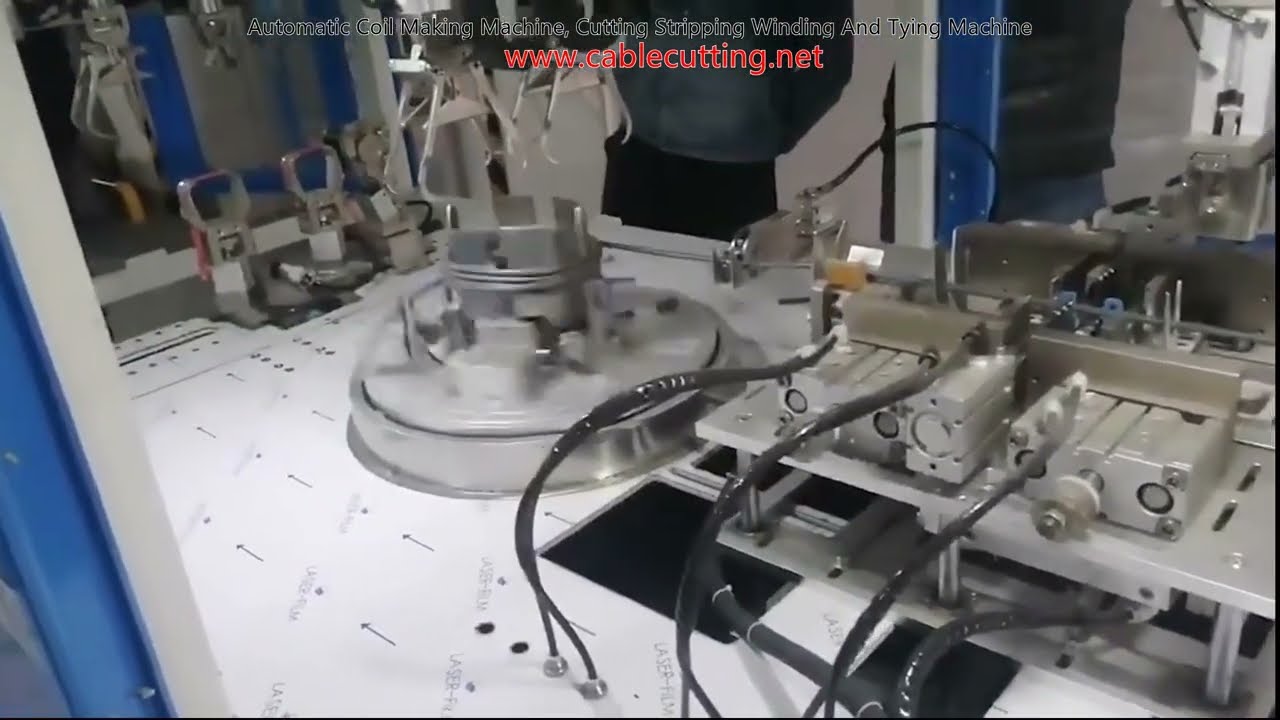 全自動線圈製造機｜裁線、剝線、繞線、綁線一機搞定