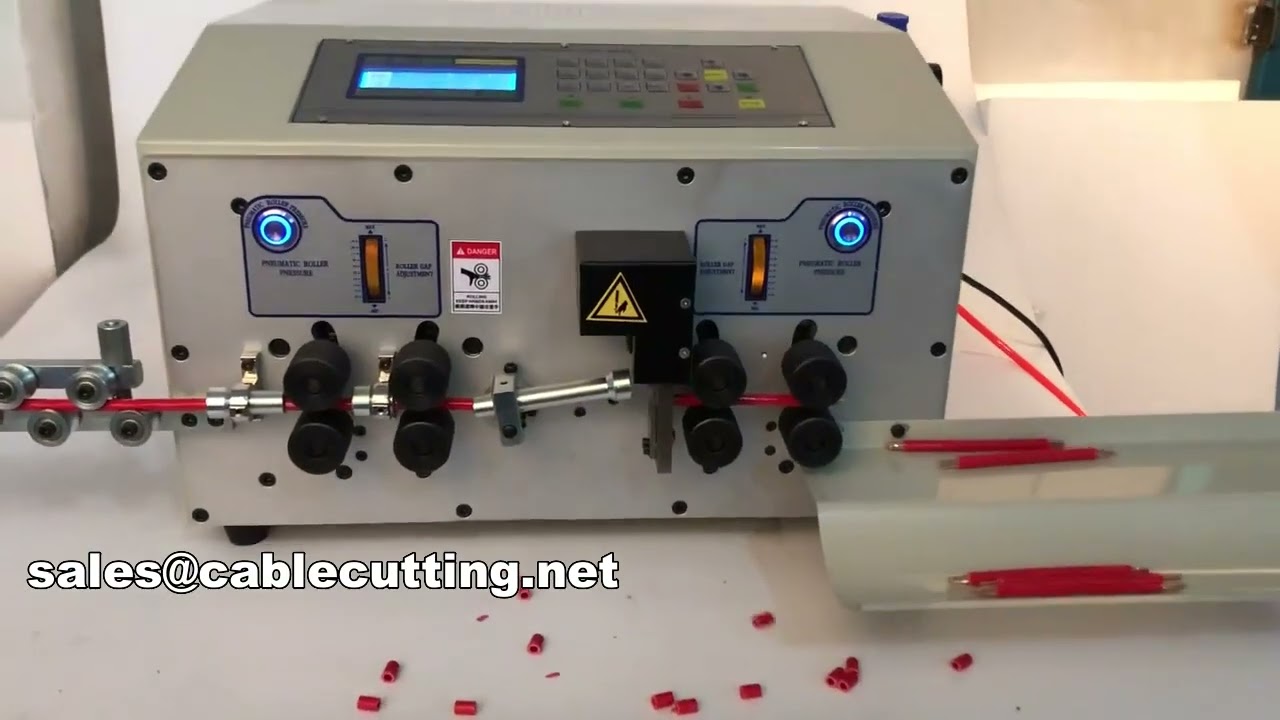 高速全自動電腦剝線機｜精密線材加工服務