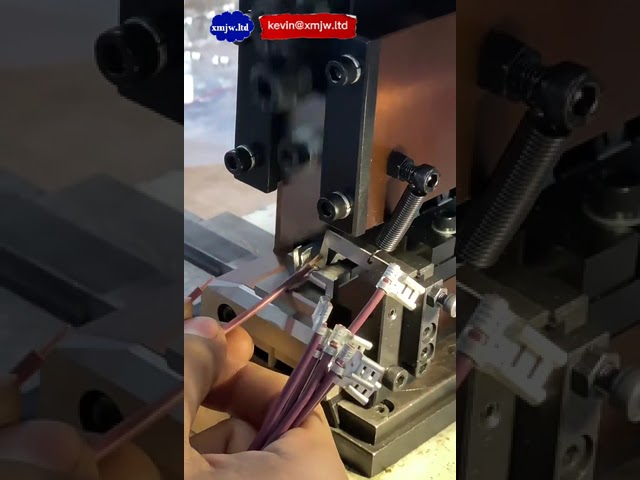 半自動線束端子壓接機｜電纜接頭壓著機｜高效能端子壓接設備