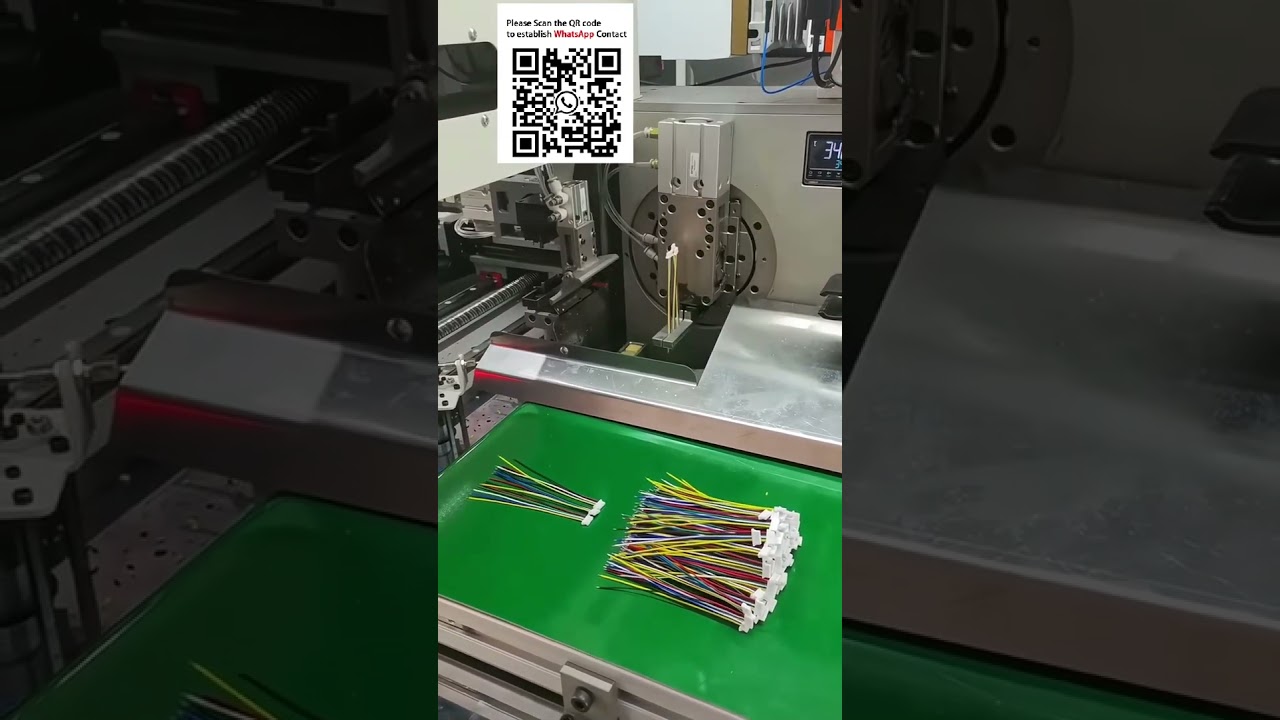 全自動電線端子插入與沾錫機｜適用多種線材的高效加工設備