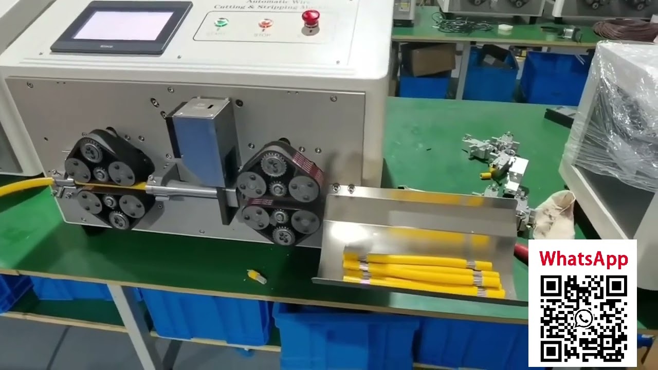 高效新能源電纜剝皮機｜多種電纜工廠實機演示
