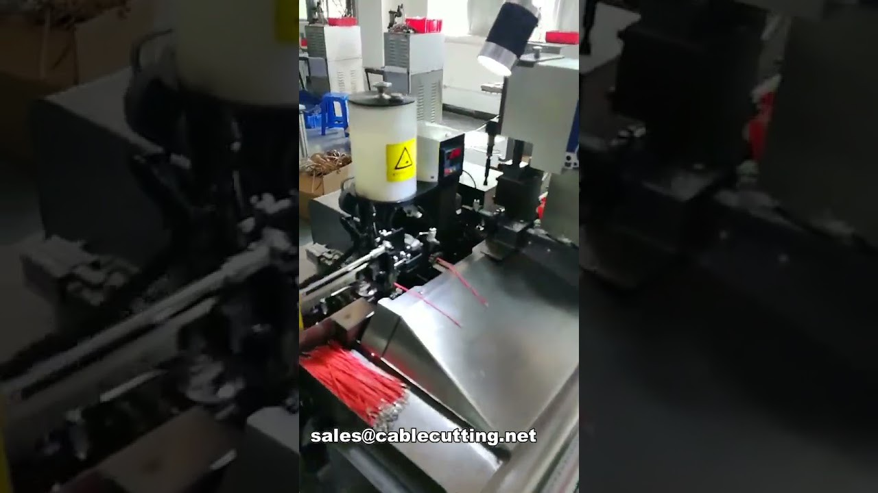全自動裁線剝皮打端子機｜一端壓接、另一端剝皮沾錫 501s 高效產線升級