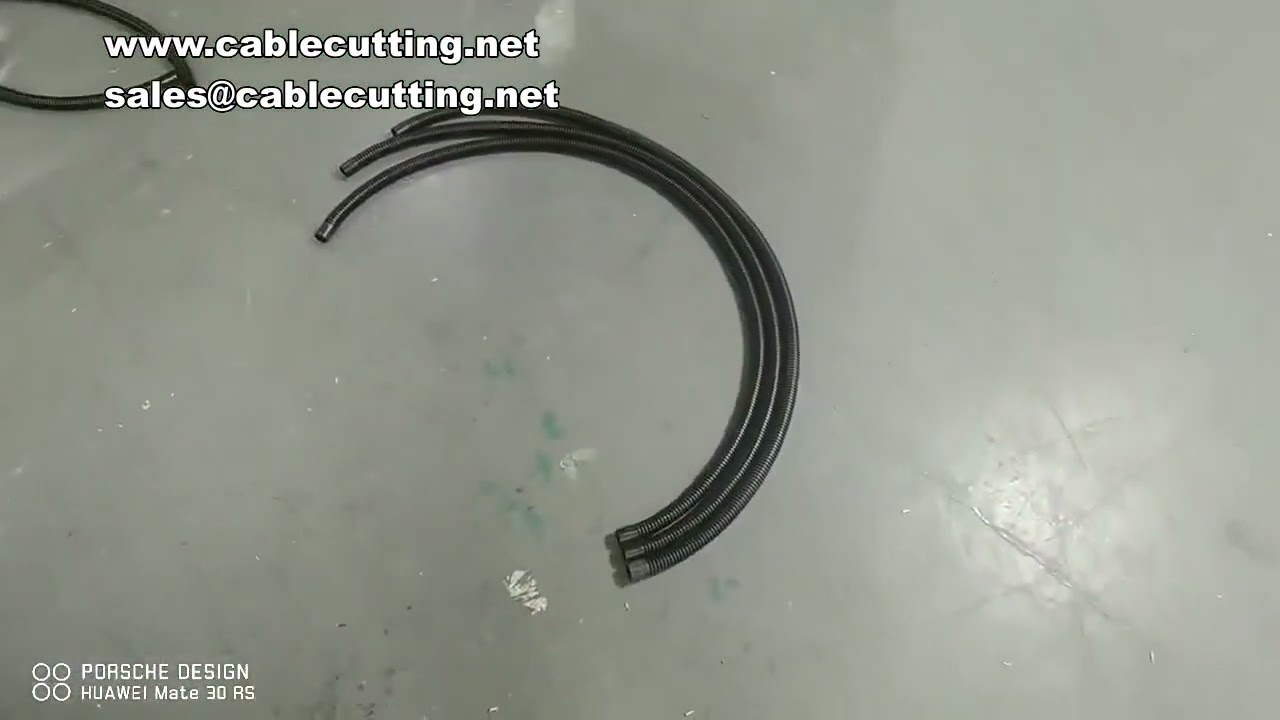 波紋管裁切機｜水管軟管切割機｜PVC管橡膠管裁切設備