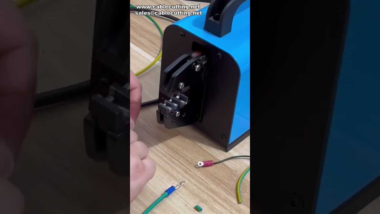 16M氣動端子壓接機｜垂直設計操作更直覺，線束加工效率翻倍