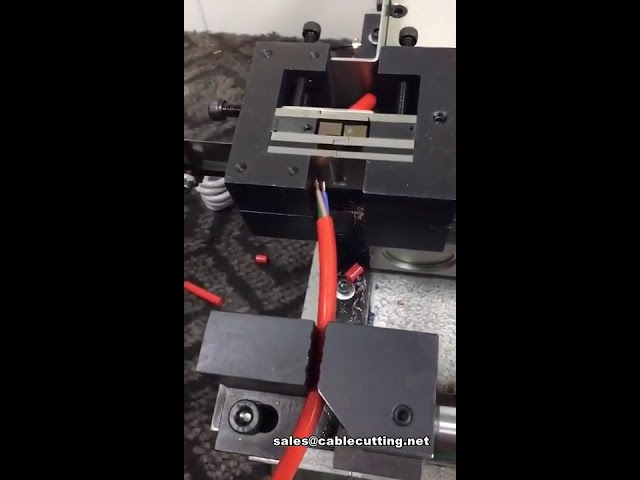氣動電纜外皮剝線機｜自動化電纜剝皮設備，提升產線效率