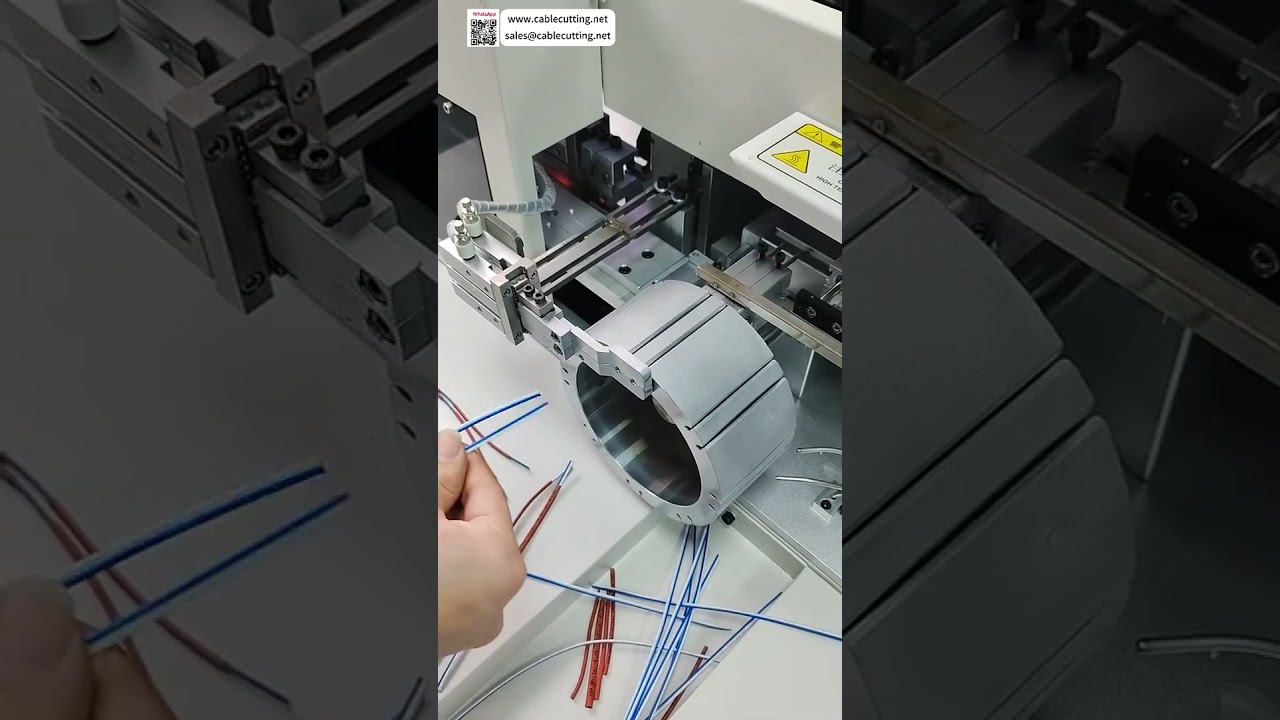 彩色色帶列印穿管機｜完美70mm平行線纜對位工具