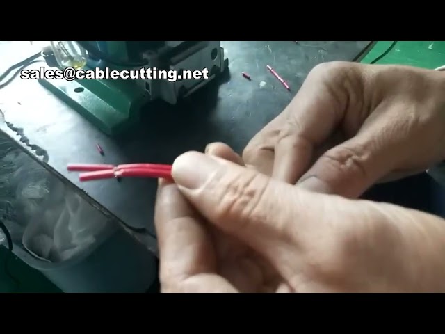 垂直式電線剝皮機｜半自動電動剝線機｜高效電纜加工設備