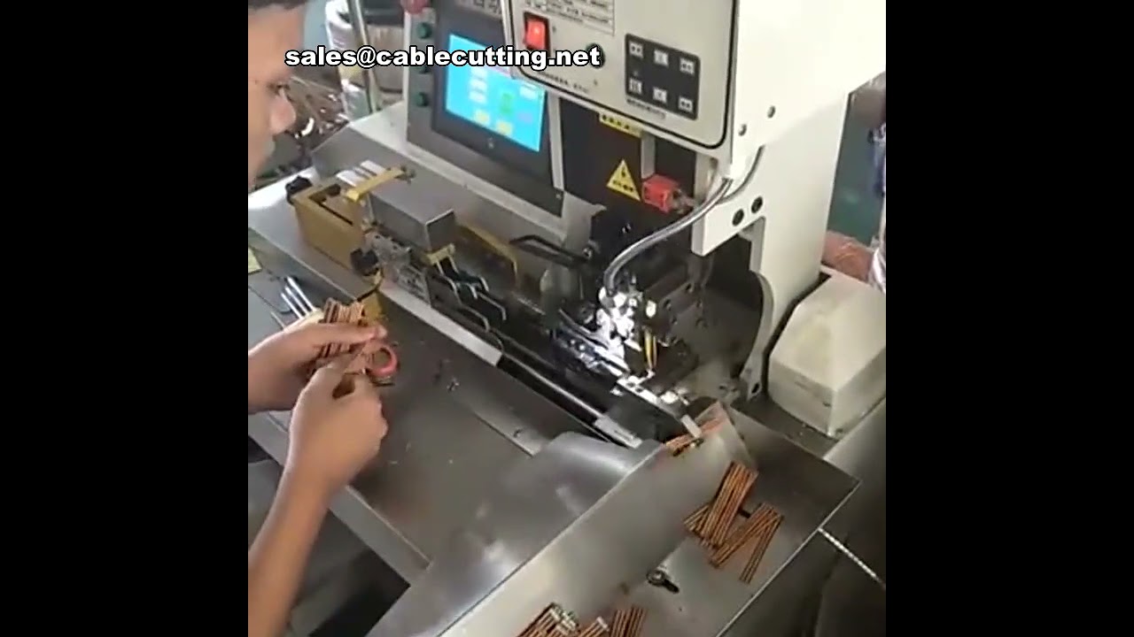 多線並行端子壓接機｜自動排線端子壓接設備，提升線束加工效率