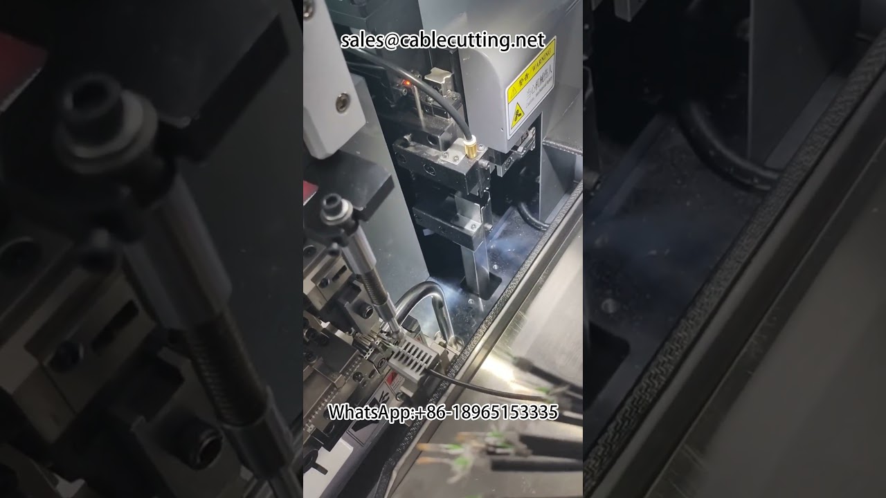 超短線剝線打端機 #FAKRA線束 高效自動化