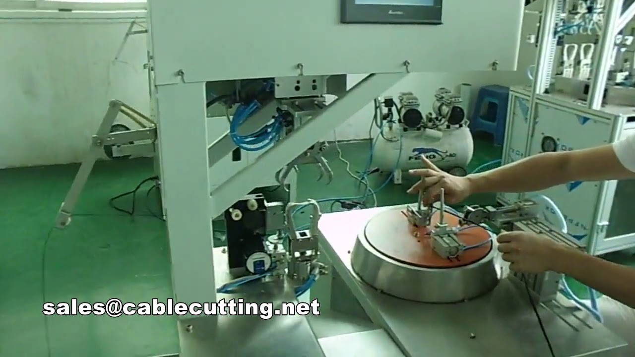 8字形電纜繞線與綑紮機 | 自動化線束包裝設備