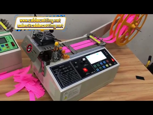 Big Screen Hot & Cold Cloth Belt Cutting Machine for Magic Stick