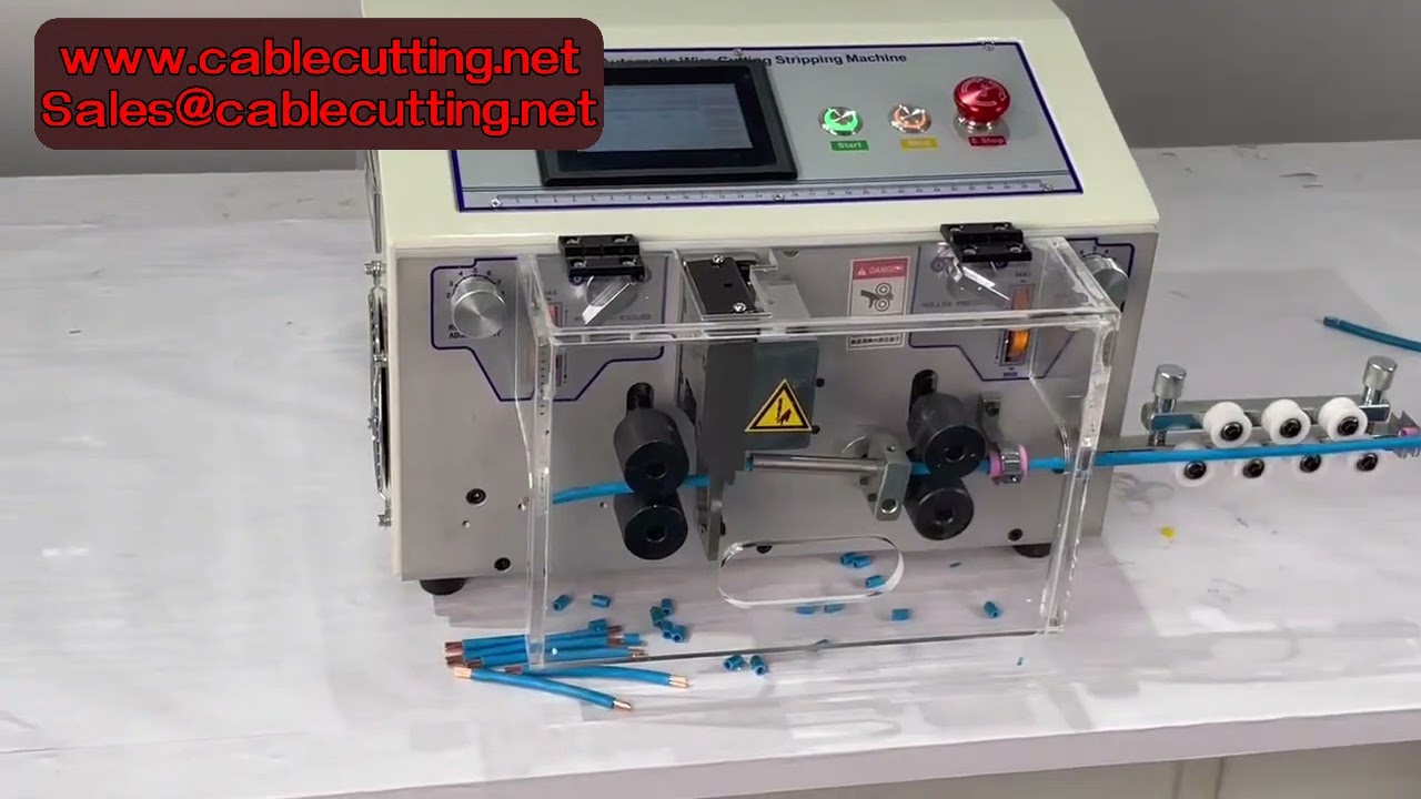 JES-0-1 電腦自動剝線機｜觸控螢幕剝線機｜10mm²電纜剝皮機