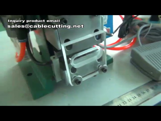 立式半自動剝線機 | 高效率電線去皮機 | 工廠自動化設備