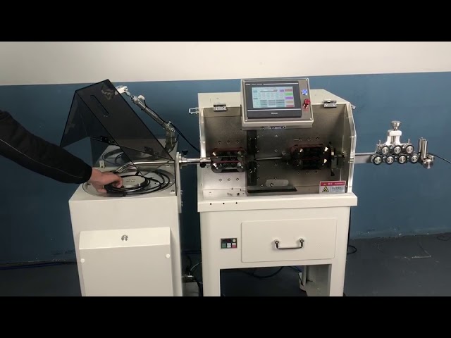 WPM 680 全自動多芯外被線裁線剝線機｜搭配捲線機一體化高效加工