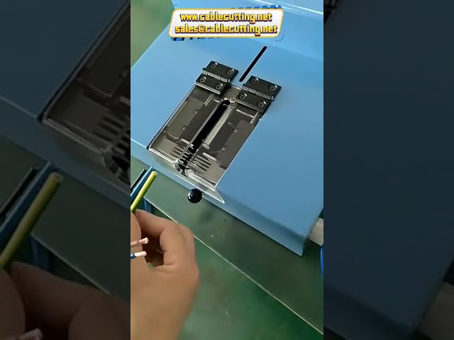 純氣動免調試感應剝線機｜多芯電腦電源線自動剝皮設備