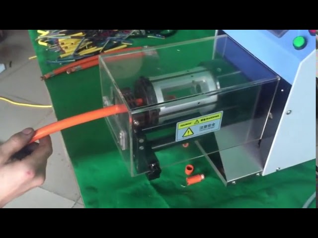 半自動同軸電纜剝線設備｜高效精密工廠自動化解決方案