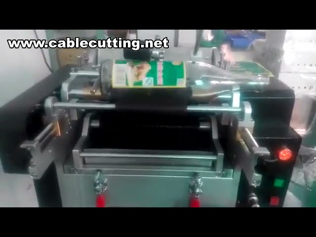 手動濕膠貼標機｜圓瓶貼紙標籤機｜高效率瓶罐標籤黏貼作業