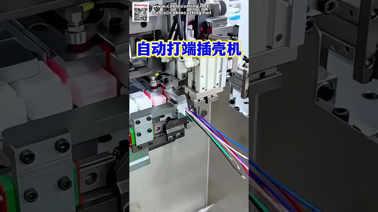 全自動外殼插入機｜單頭連接器插入機 高效線束加工設備