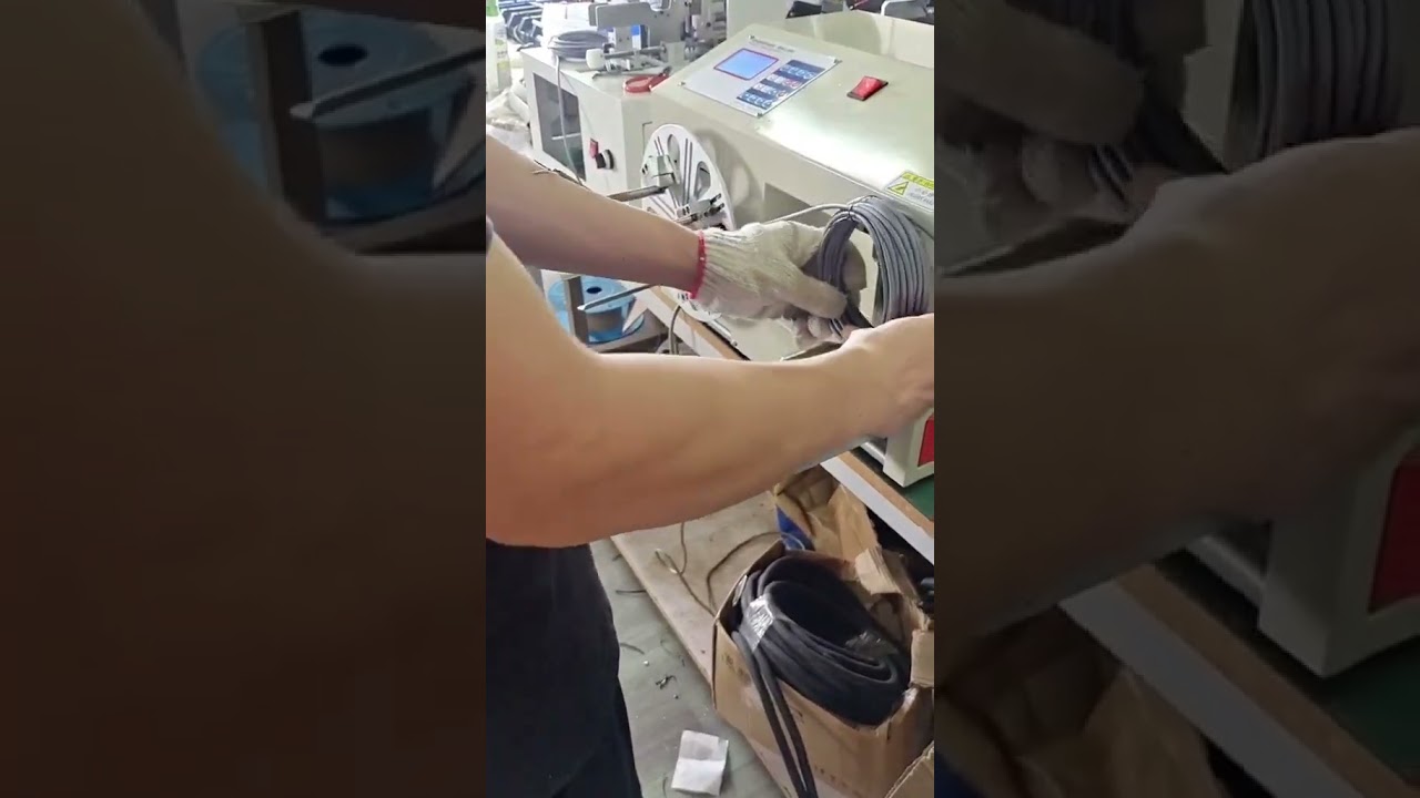 數據線與電源線快速繞線綑紮設備｜高效自動化生產解決方案