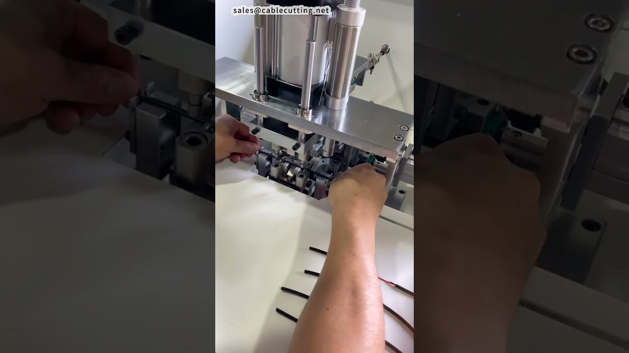 303開關中間剝線機｜圓形電纜專用 #工廠 #機械 #CNC