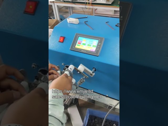 iPhone數據線自動繞線與捆紮機｜高效包裝解決方案