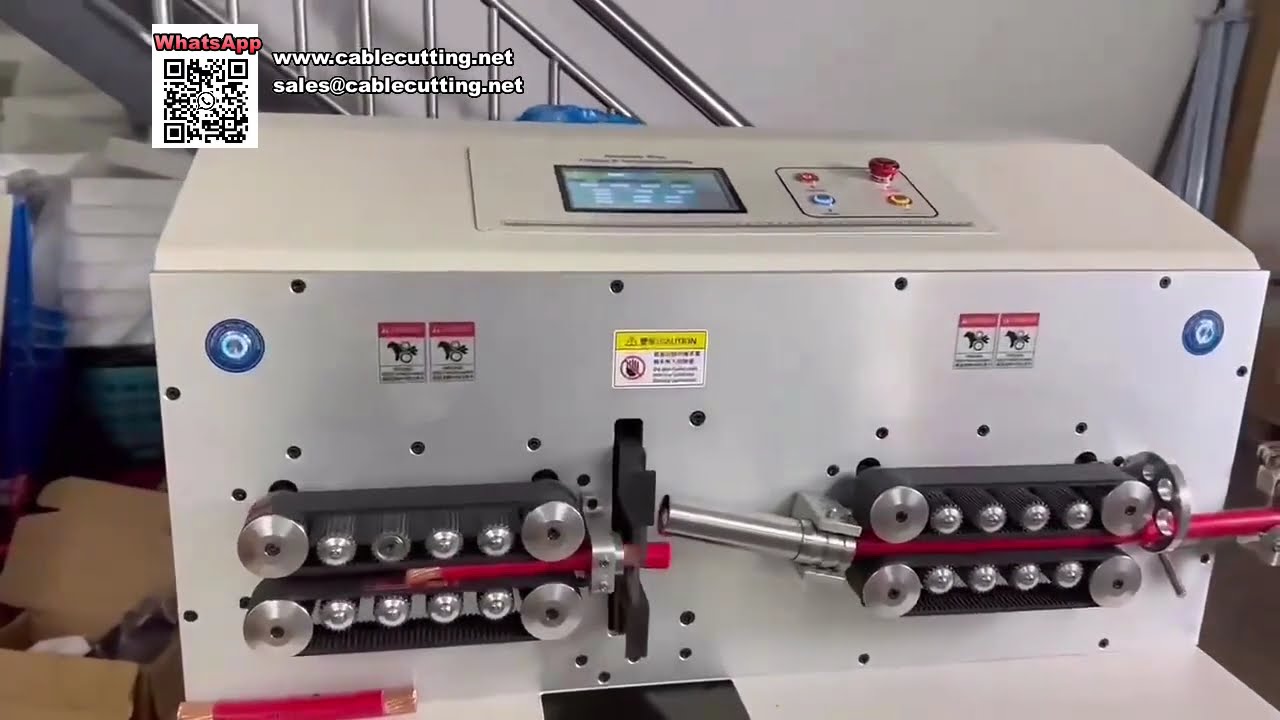 185mm²電纜專用！全電動電腦精密切線剝線機，工業效率再升級