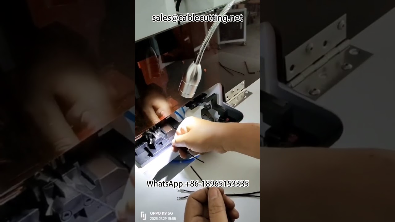 剝線打端一體機 #端子機 #自動化設備