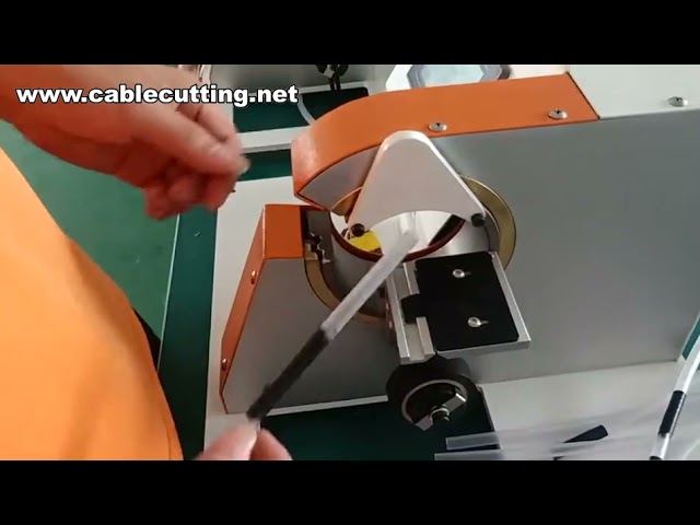 半自動膠帶纏繞機｜線束包膠帶機｜電纜紮帶機 高效自動化設備