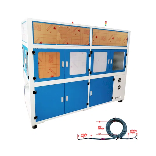 自動電源線電纜處理機 線纜裁繞紮一體 WPM-CRT-03M