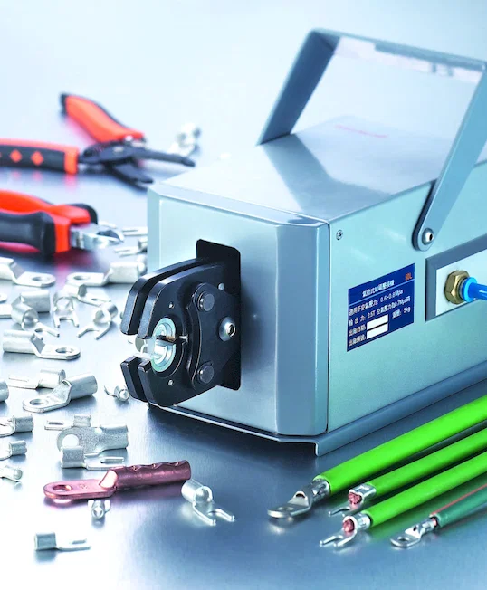 氣動端子壓接機 強力型端子鉚合 WPM-50L - 半自動壓接機