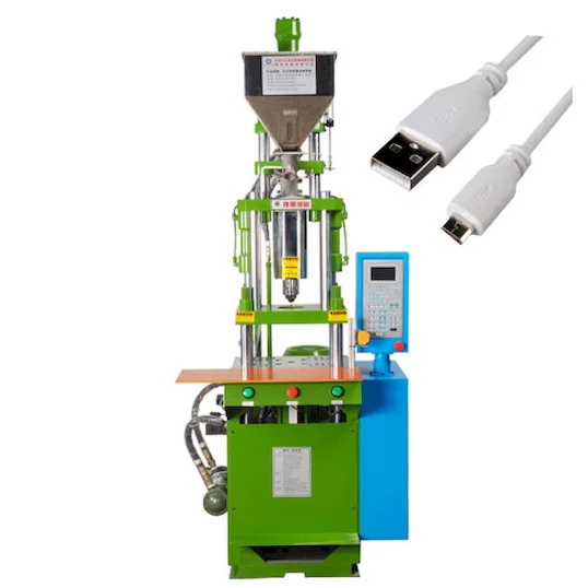 USB線材注塑成型機 數據線接頭包膠 - 注塑成型機